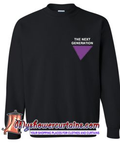 Purple triangle The Next Generation Sweatshirt (AT)