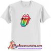 Rainbow Rolling Stones T-Shirt (AT)