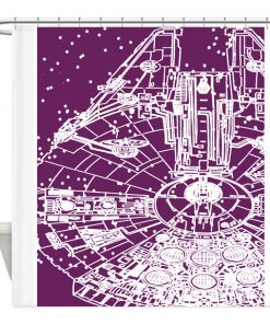 Star Wars Millenium shower curtain customized design for home decor AT