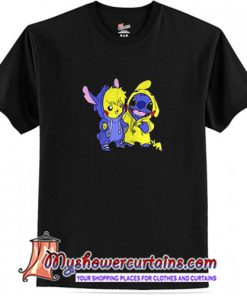 Stitch and Pokemon T Shirt (AT1)