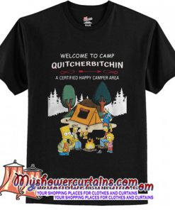 The Simpsons Welcome To Camp Quitcherbitchin T-Shirt (AT)