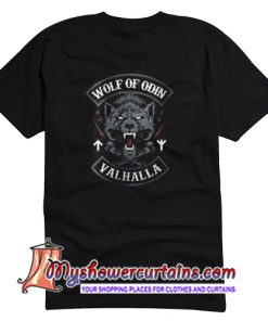 Wolf of Odin Valhalla back T Shirt (AT)