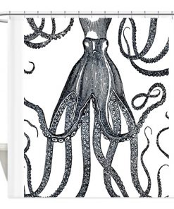 octopus Funny Shower Curtains AT