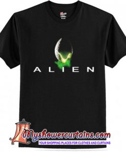 Alien Graphic Black Trending T Shirt (AT)