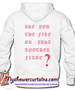 Are You The Fire Or Just Another Flame Hoodie Back (AT)