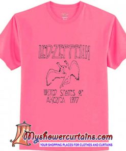 Led Zeppelin Pink T Shirt (AT)