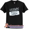 Legends Are Born In March T-shirt (AT)