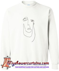 Picasso Face Sweatshirt (AT)
