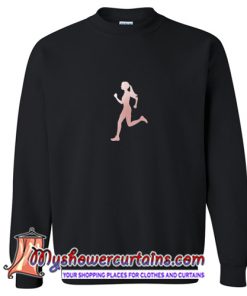Rose Gold Runner Chick Sweatshirt (AT)