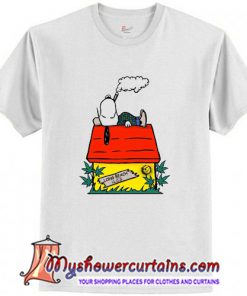 Snoop Dogg Snoopy Smoking T shirt (AT)