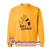 Stay Golden Mickey Mouse Gold Yellow Sweatshirt (AT)