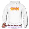 White Thrasher Flame Hoodie (AT)