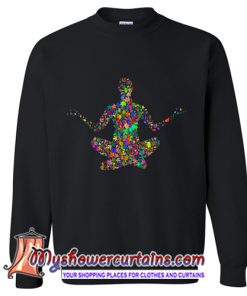 yoga design helty life design love this design brand new Crewneck Sweatshirt (AT)