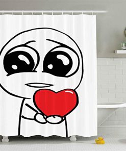 BUZRL Humor Decor Shower Curtain (AT)