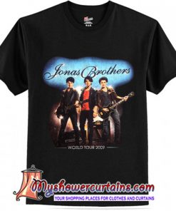 Black Jonas Brothers World Tour T-Shirt (AT)