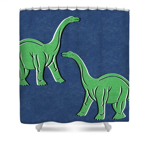 Brontosaurus Shower Curtain (AT)