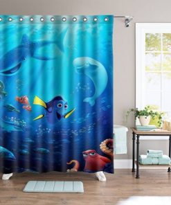 Caracter Finding Dory Disney High Quality Custom Shower Curtain (AT)