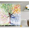Colorful Tree Four Seasons Shower Curtain (AT)