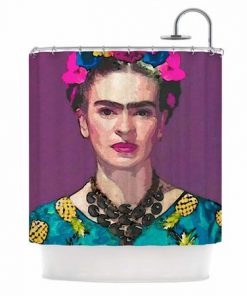 East Urban Home 'Trendy Frida Kahlo Shower Curtains At