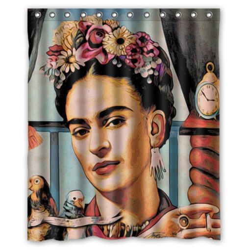 Famous Painter frida kahlo Painting Custom Shower Curtains At