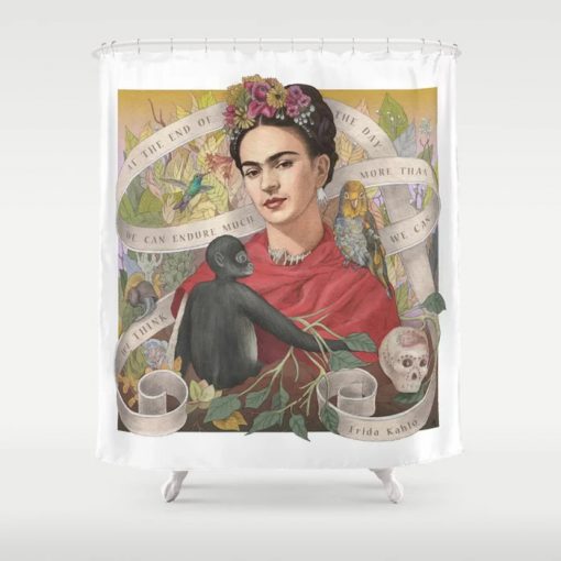 Frida Kahlo Shower-Curtain At