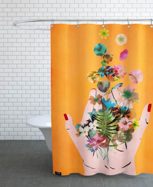 Frida's Hands Shower Curtain (AT)