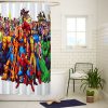 Marvel Comics All Caracter High Shower Curtain (AT)