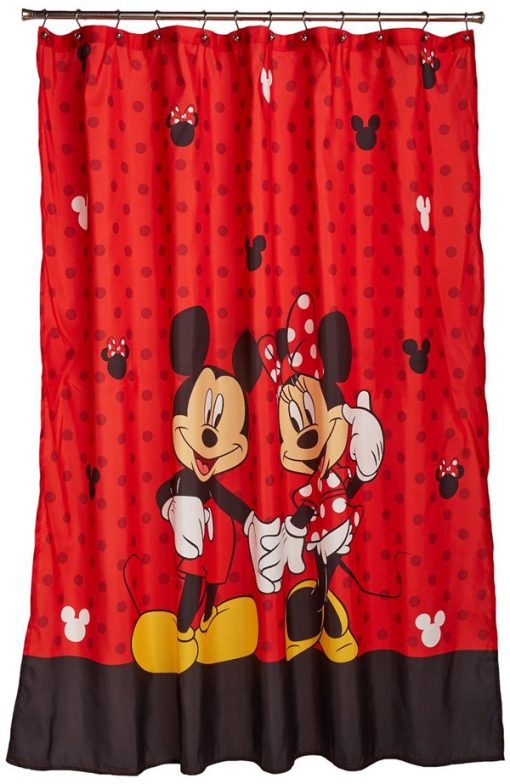 Mickey Mouse Fabric Shower Curtain (AT)