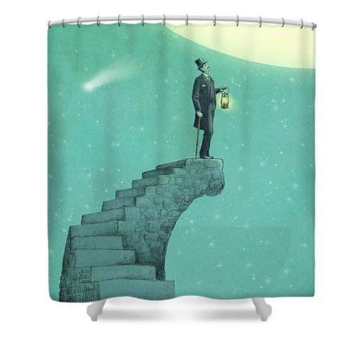 Moon Steps Shower Curtain (AT)