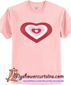 Pink Love Heart T Shirt (AT)