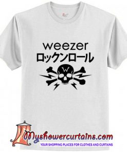 Weezer Skull And Crossbones T Shirt (AT)