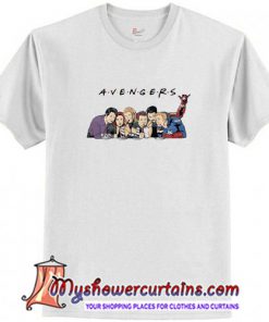 Avengers friends hulk black widow Thor Hawkeye Captain T-Shirt (AT)