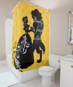Beauty And The Beast Beauty is Found Within Shower Curtain AT