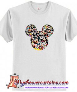 Mickey Mouse Collage Photo T Shirt (AT)