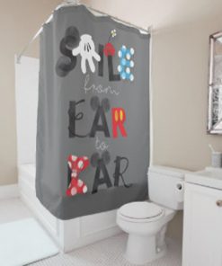 Mickey Mouse Smile From Ear To Ear Shower Curtain AT