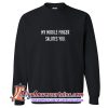 My Middle Finger Salutes You Sweatshirt (AT)