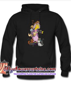 The Simpsons Crazy Cat Lady Hoodie (AT)