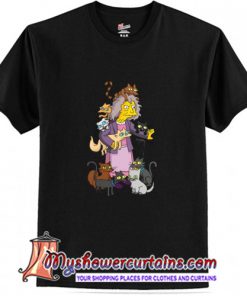 The Simpsons Crazy Cat Lady T-Shirt (AT)
