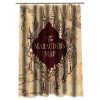 The marauders map Shower curtain AT