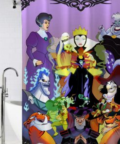 Disney maleficent all characters Shower Curtain (AT)