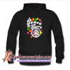 Hippie Peace Sign Peace & Love Hoodie (AT)