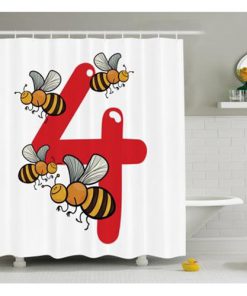 Number Shower Curtain (AT)