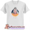 Billie Eilish With Orange Hoodie T-Shirt (AT)