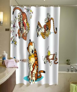 Calvin and Hobbes Shower Curtain (AT)