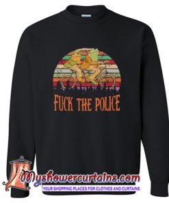 Frog And Toad Fuck The Police Unisex Sweatshirt AI