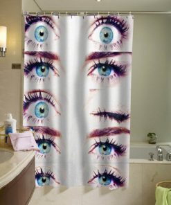 Miley Cyrus Eyes Custom Shower Curtain (AT)