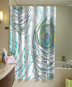 Peacock Feathers Shower Curtain (AT)