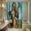 Pin Up Girls Pin Up Pirate Shower Curtain (AT)