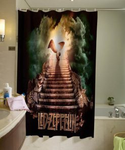 Rock Shower Curtain Led Zeppelin Shower Curtain (AT)