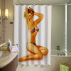 Sexy Pin Up Retro Vintage Girl Shower Curtain (AT)